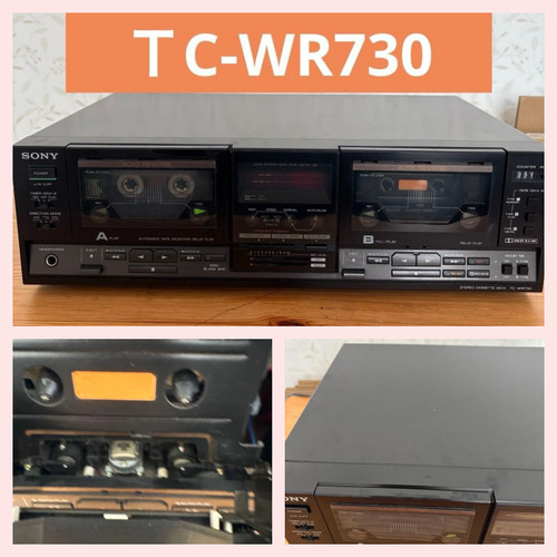 Sony wr730 stereo cassette - tc-wr730,