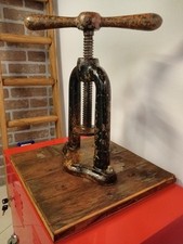 Pressa Antica in ghisa e legno - Grande - anni 30 40
