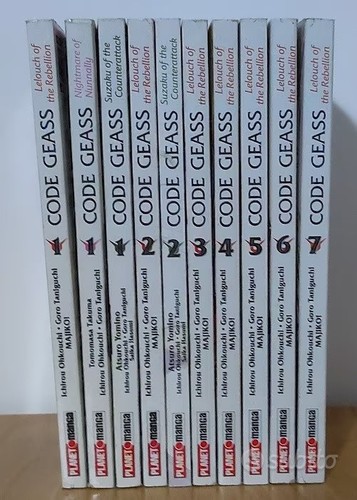 Fumetti code geass - geass, of