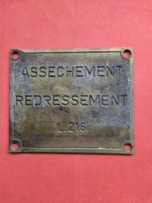 Targhetta  Ottone Assechement