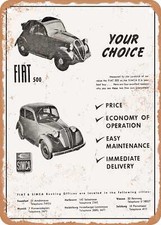 INSEGNA IN METALLO - 1948 FIAT