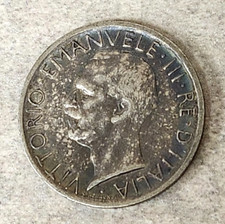 1927-R Italy 5 Lire (KM 67.2)