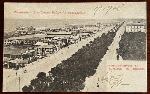 Cartolina epoca viareggio - cartolina, epoca-viareggio