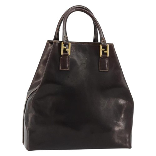 Fendi hand bag leather - fendi,