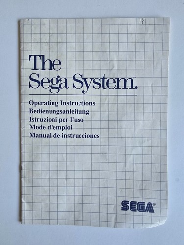 Sega master system original - master,