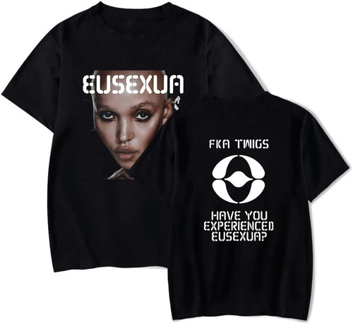 Shirt nera doppio lato fka - doppio,