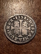 Spagna real 1731 argento - spagna,