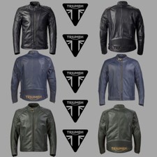 Giacca in pelle Triumph moto