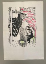 Lorenzo Prando Riccardo Rosso, designers, manifesto auguri anno 1987, bellissimo