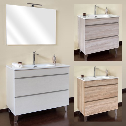 Mobile bagno terra 100 2 - mobile, cm