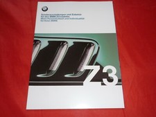 BMW Z3 E36/7 Roadster allestimenti speciali accessori depliant brochure del 1999