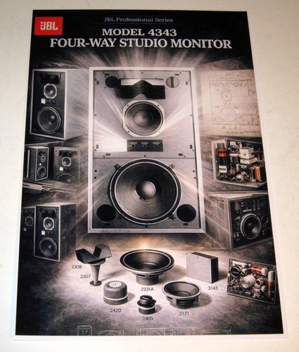 Jbl 4343 monitor - jbl, da