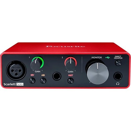 Focusrite scarlett solo - scarlett, 3a