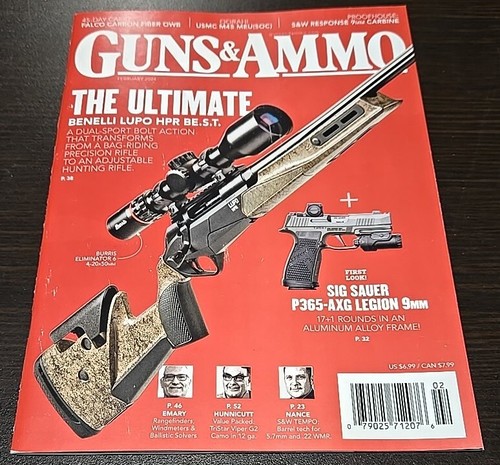 Guns ammo magazine february - &,