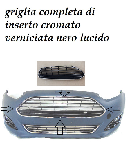 Griglia paraurti superiore - griglia,