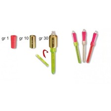 Stonfo art 63 SEGNALATORE DI ABBOCCATA CON PESI REGOLABILI ARANCIO Stelo Traspar