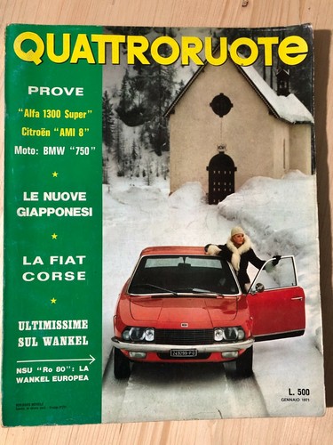 Rivista quattroruote 1971 - 1971, nr