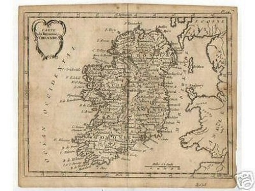 Irlanda antica cartografia del - cartografia,