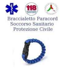 Bracciale Paracord Blu Royal