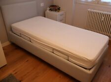 letto singolo con contenitore FLOU mod. NOTTURNO colore grigio 