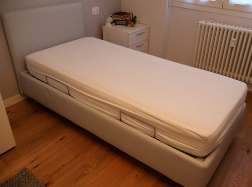 Letto singolo con contenitore - letto,