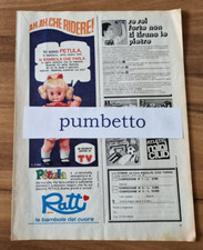 Advertising Italian Pubblicità Werbung ( 1968 ) Bambola PETULA ( by RATTI )