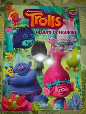 ALBUM FIGURINE TROLLS Dream Works 2016 no completo