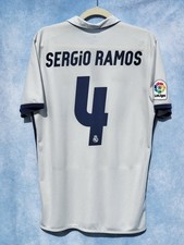 MAGLIA SHIRT ADIDAS REAL MADRID 2016-2017 SERGIO RAMOS 4 M HOME ORIGINAL