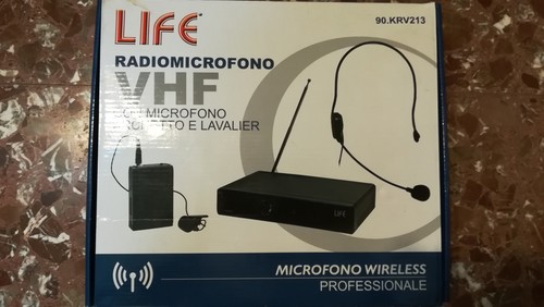 Radiomicrofono vhf con - ***,