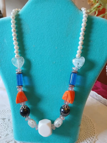 Collana resina vintage italia - resina,