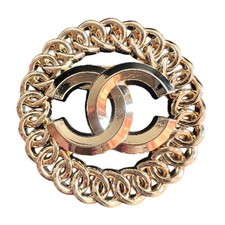 Spilla catena cerchio oro