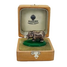 Ippopotamo argento vintage