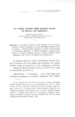 Origini romane potenza navale - origini,