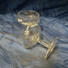 2 Bicchieri vintage liquore vino BUTON ROSSO ANTICO società italiana spiriti