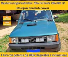 Mascherina Griglia fendinebbia  200w Fiat Panda 1986 2003 141  4x4 OFF ROAD