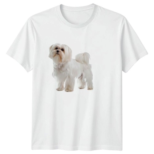 Shirt bianca cane - bianca, maltese