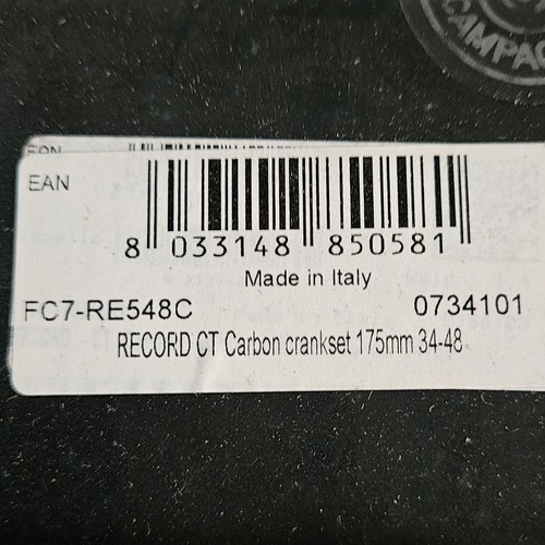 Campagnolo record 10s crankset - campagnolo,