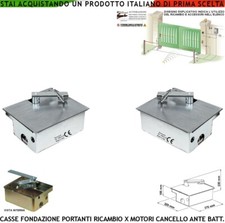 Cassette Per Motori Interrati Cancello 2 Ante Battenti Came Allmatic Lievore VDS