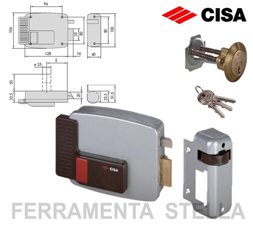 Serratura elettrica cisa - cisa, 11610
