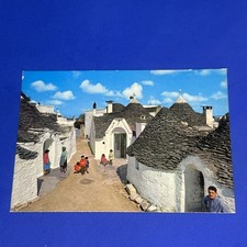 TRULLI PUGLIA CARTOLINA A COLORI