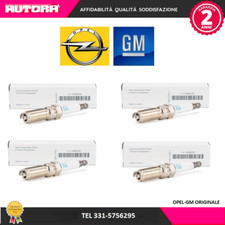 12680330 4 Candele accensione Opel Astra K 1.4 CNG (MARCA OPEL)..