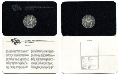 Leva bulgaria 1982 proof - 10,