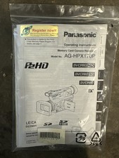 Panasonic Ag-hpx170p Manuale