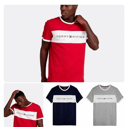 Shirt girocollo uomo tommy - t-shirt,