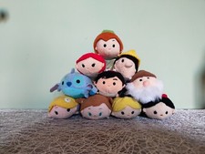 Tsum Tsum serie COOP "uno tira l'altro" 2017, 10 mini-peluches, COMPLETA