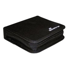 MediaRange BOX50 Borsa Porta CD DVD Wallet per 24 Dischi, Nero - BOX50 BOX50