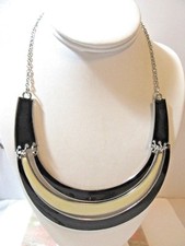 YELLOW BLACK ENAMEL SILVER