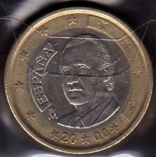 E322 moneta coin spagna 1 - e322, spagna: