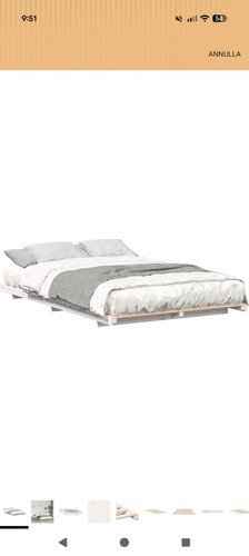 Struttura letto 200 - cm, in