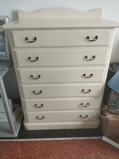 Cassettiera settimanale vintage stile Veneziano H 110 L 90 P 45